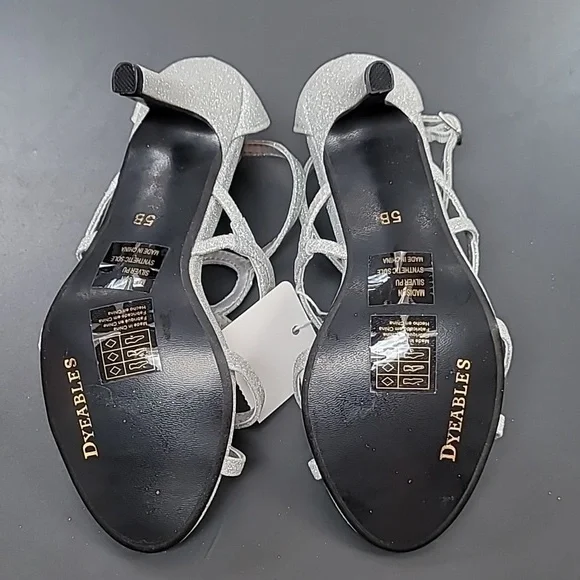 Benjamin Walk Heels "Madison" Silver" Glitter size 5 - Picture 5 of 6